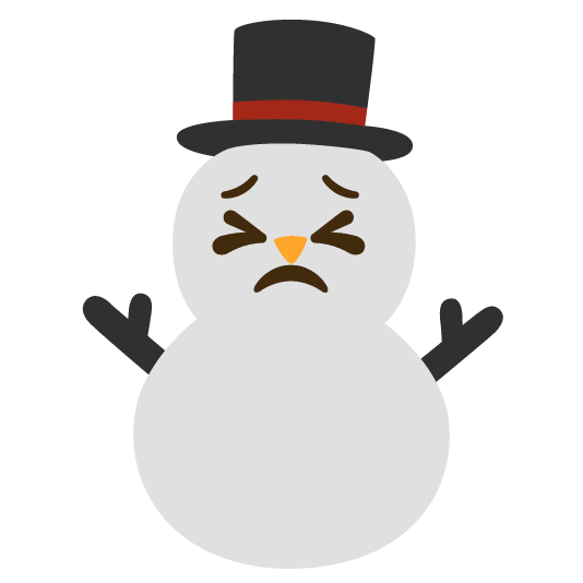 persevere snowman without snow