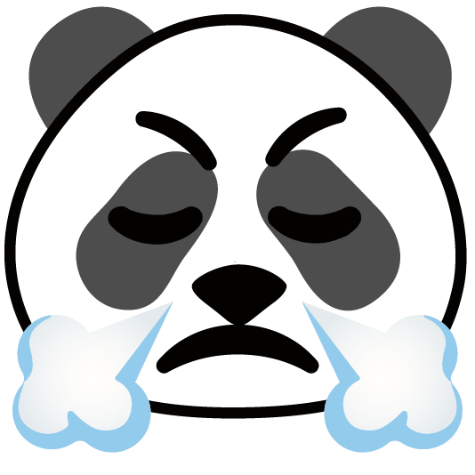 triumph panda face