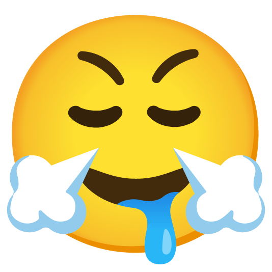 triumph drooling face