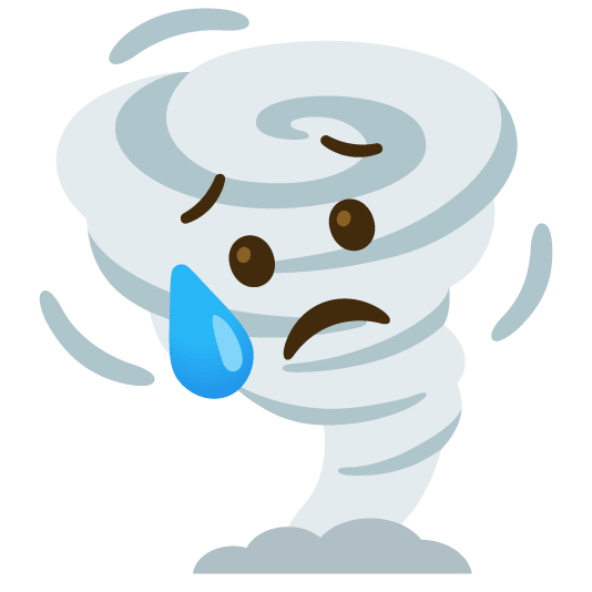 disappointed relieved tornado