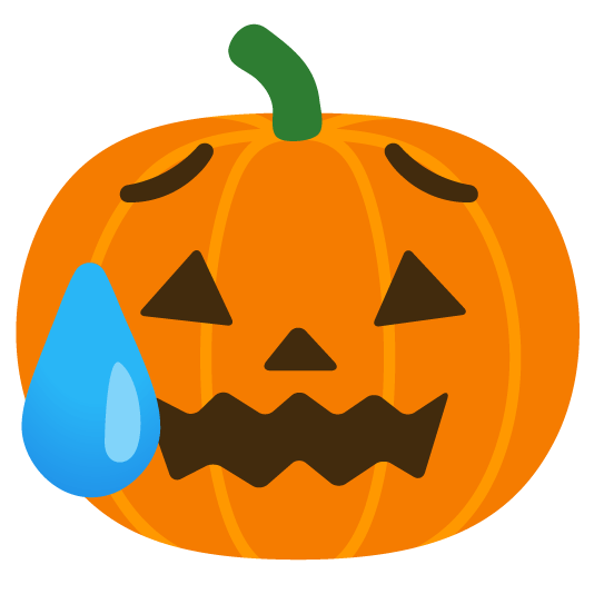 disappointed relieved jack o lantern