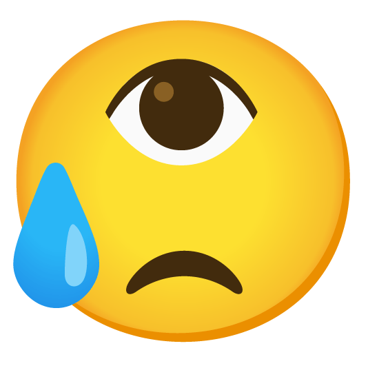 disappointed relieved eye