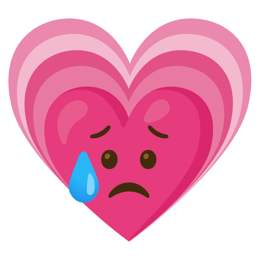 disappointed relieved heartpulse