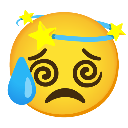 disappointed relieved dizzy