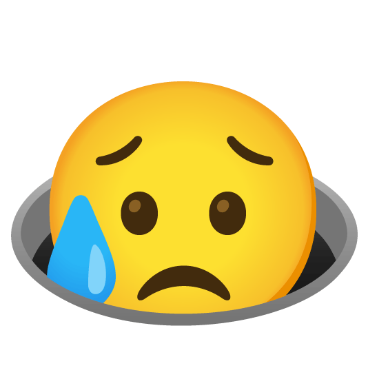 disappointed relieved hole