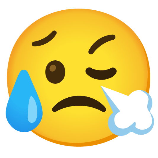 disappointed relieved triumph