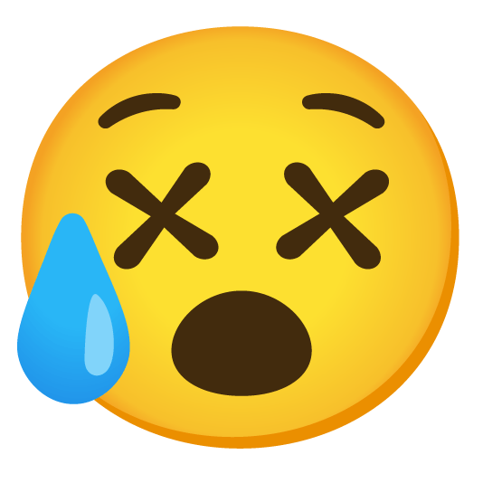 disappointed relieved dizzy face