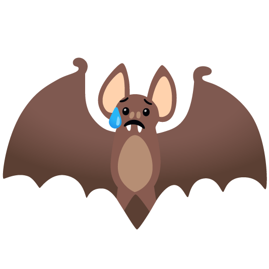 disappointed relieved bat