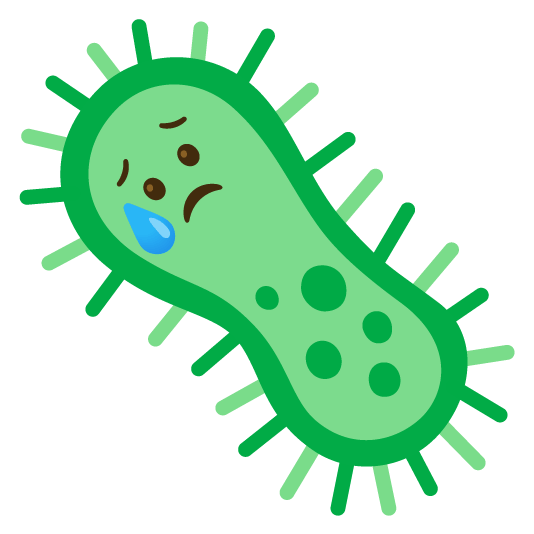 disappointed relieved microbe