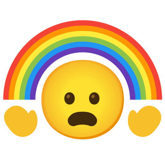 frowning rainbow