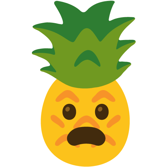 frowning pineapple