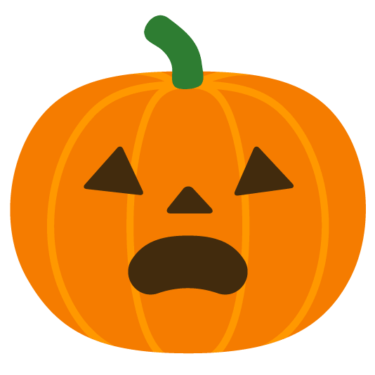 frowning jack o lantern