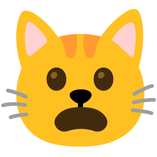 frowning cat