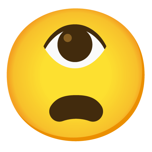 frowning eye