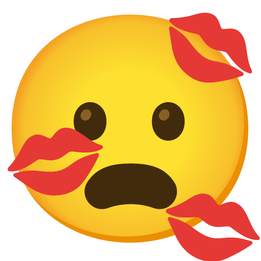 frowning kiss