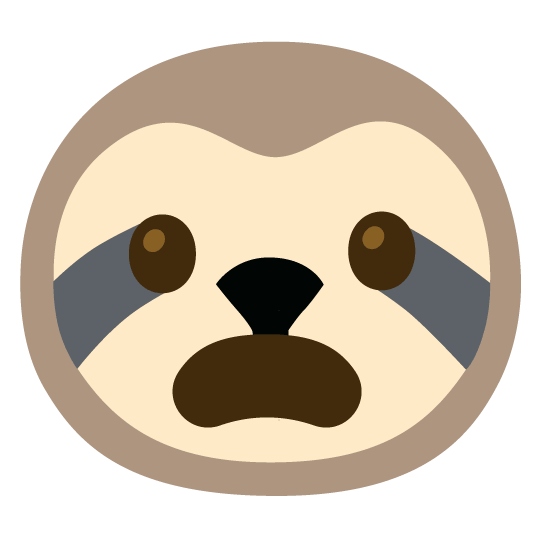 frowning sloth