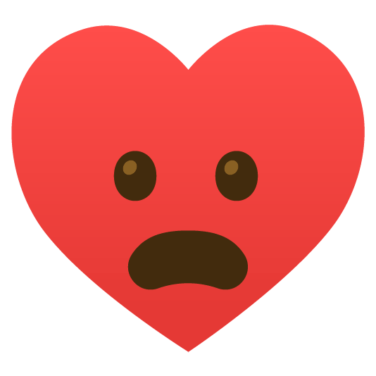 frowning hearts