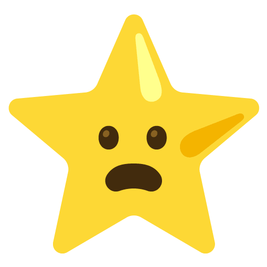 frowning star