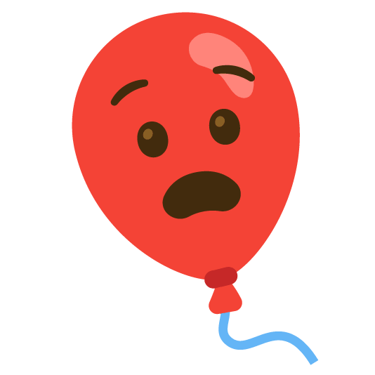 anguished balloon