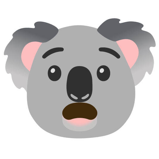 anguished koala