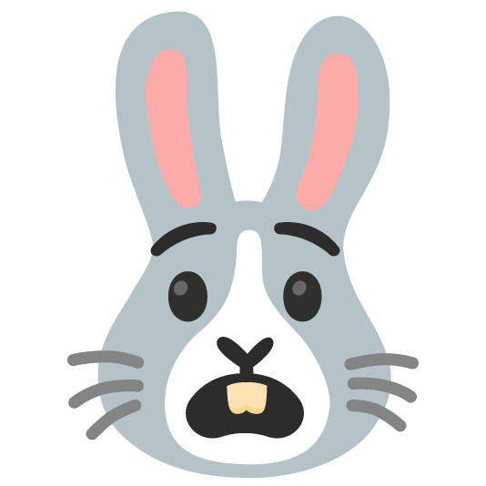 anguished rabbit