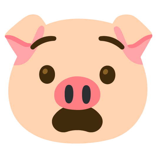 anguished pig