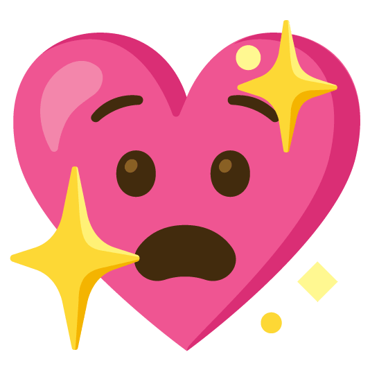 anguished sparkling heart