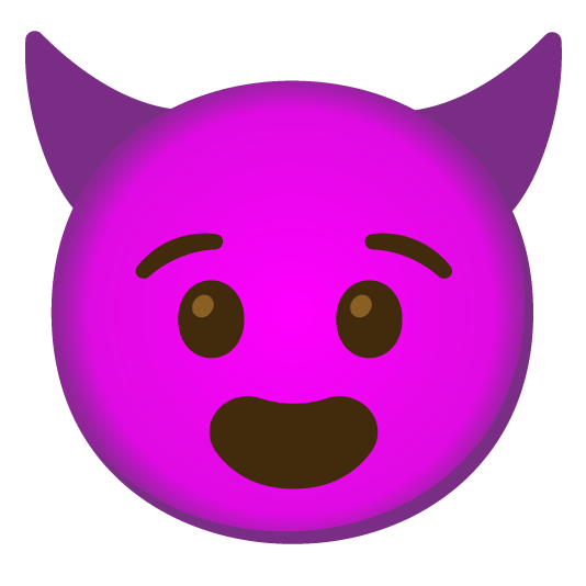 anguished smiling imp