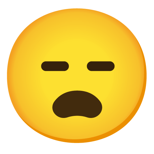 anguished expressionless