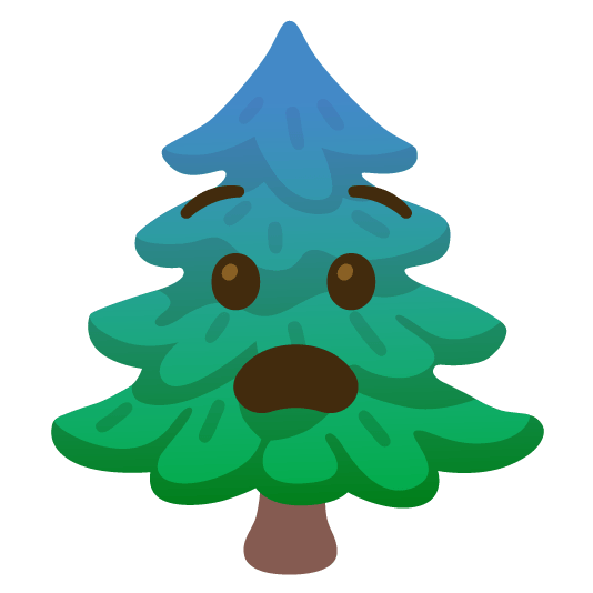 fearful evergreen tree