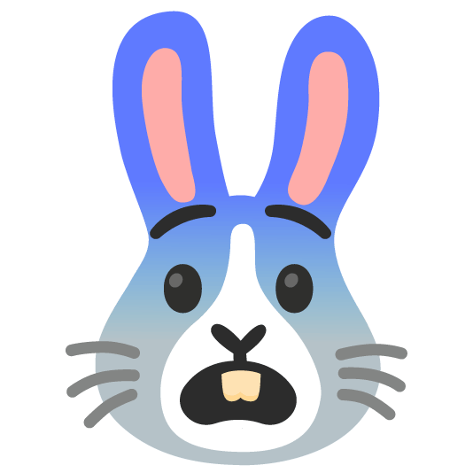 fearful rabbit