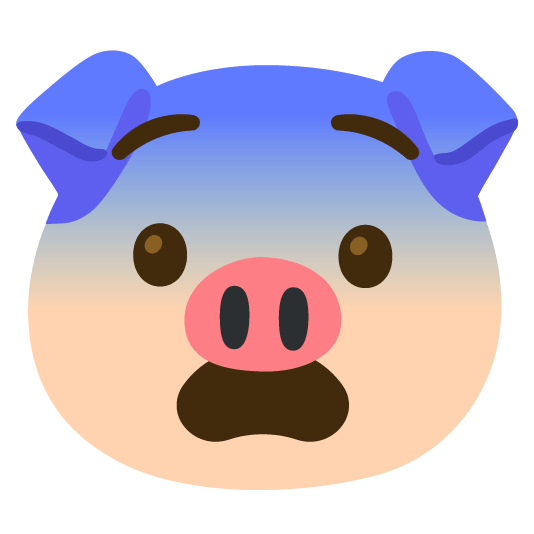 fearful pig