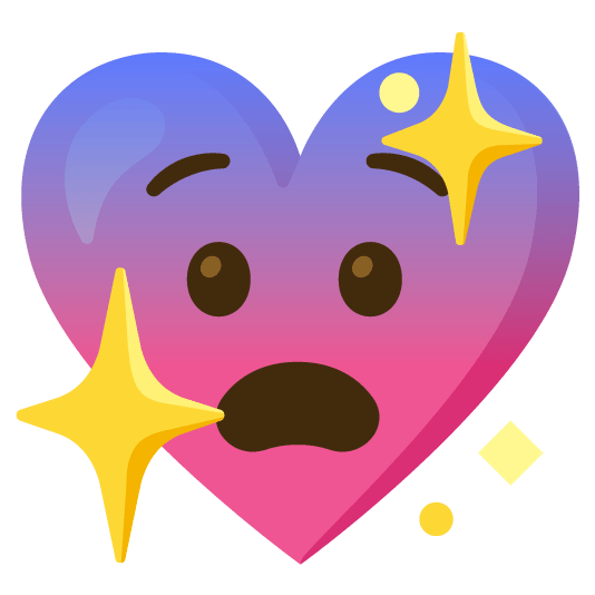 fearful sparkling heart