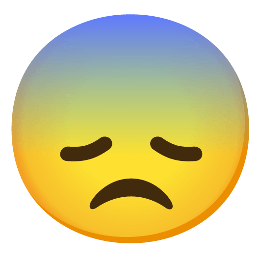 fearful disappointed