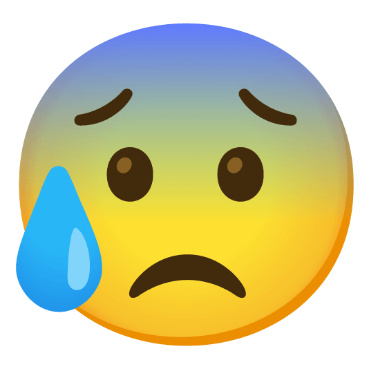 fearful disappointed relieved