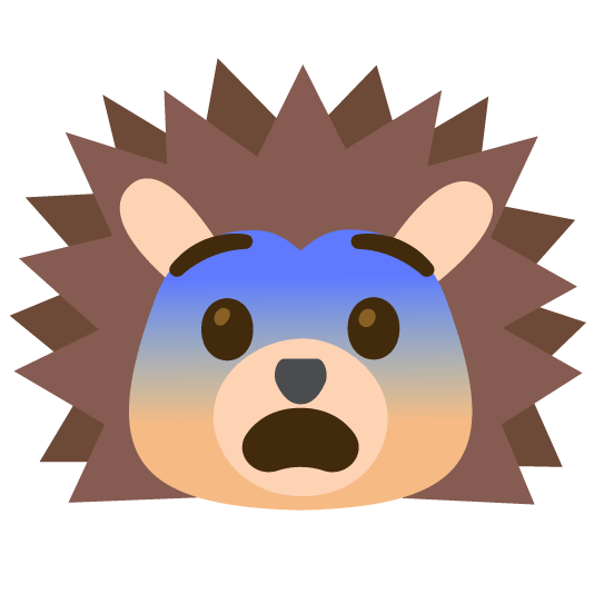 fearful hedgehog