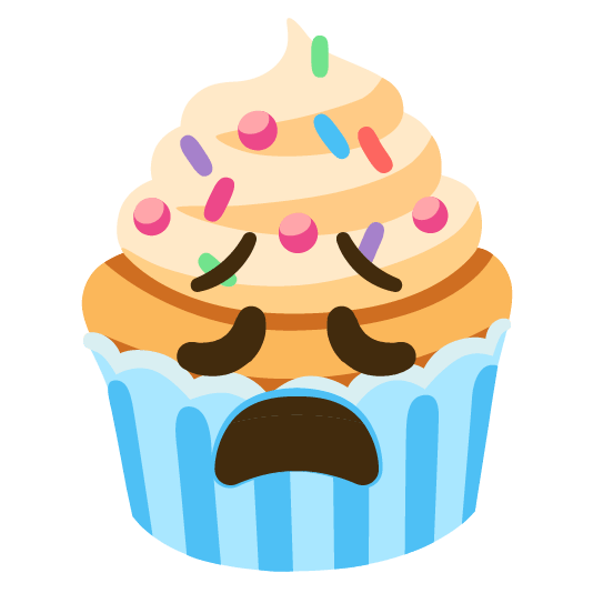 weary cupcake