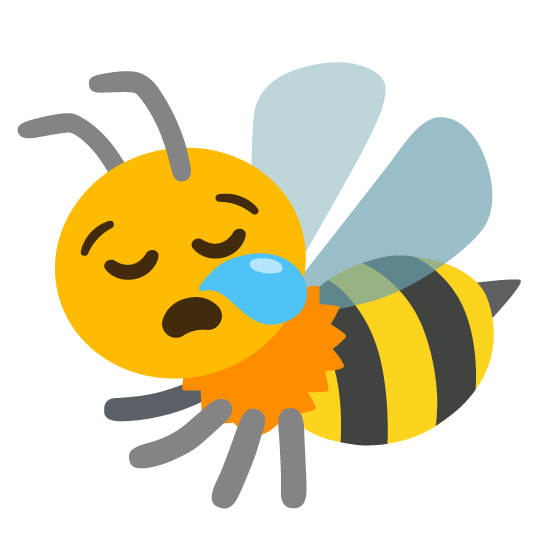 sleepy bee
