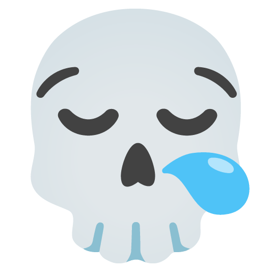 sleepy skull