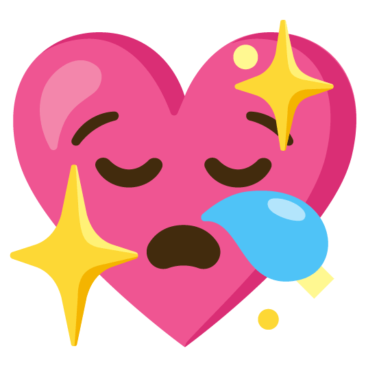 sleepy sparkling heart