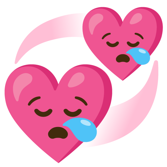 sleepy revolving hearts