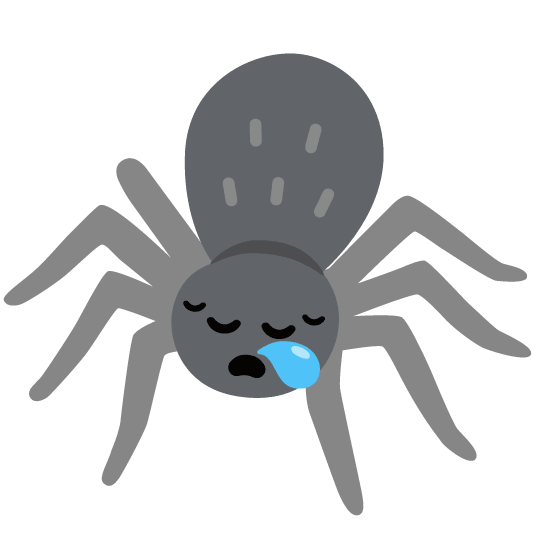 sleepy spider