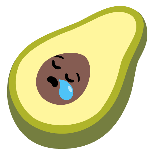 sleepy avocado