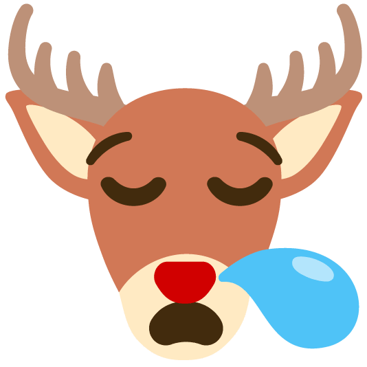 sleepy deer