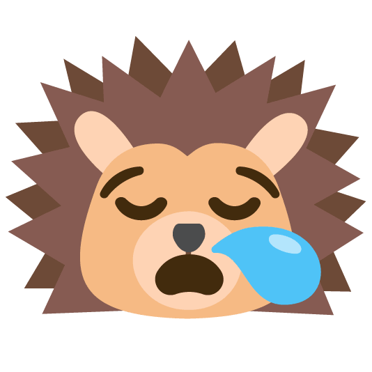sleepy hedgehog