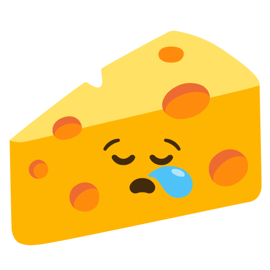 sleepy cheese wedge