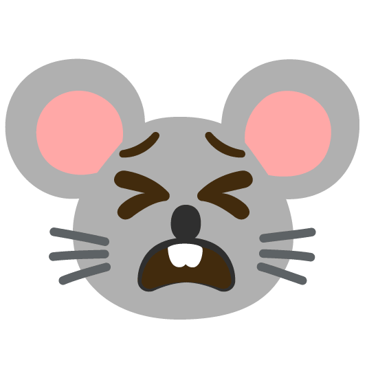 tired face mouse