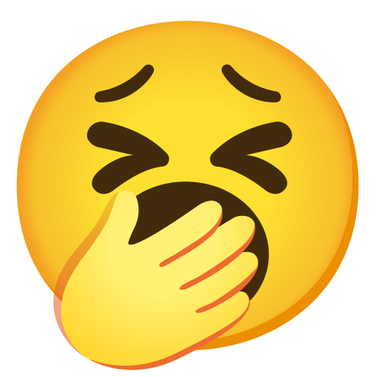 tired face yawning face