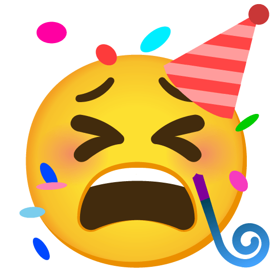 tired face partying face