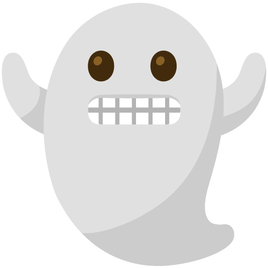 grimacing ghost